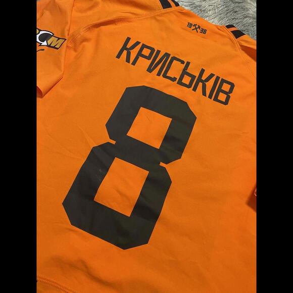 SHAKHTAR DONETSK 23/24 MATCH WORN ISSUE JERSEY KRYSKIV #8 Ukrainian PL Ukraine - Picture 9 of 9